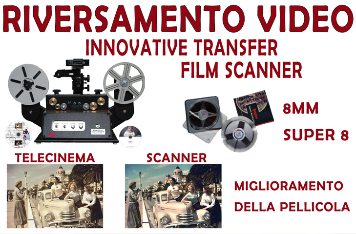 Riversamenti-Video 8 e super8-prontophotocolor